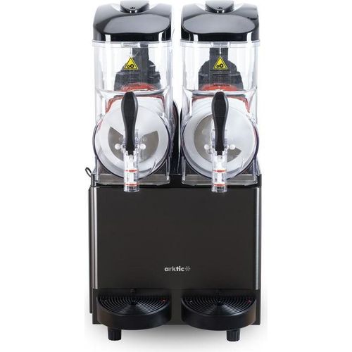 Slush-Eis-Maschine 2x12 L, Arktic, 24L, Schwarz, 220-240V/710W, 415x507x(H)810mm