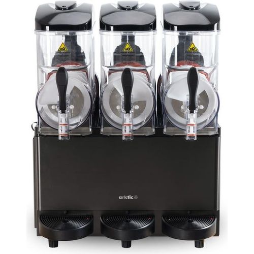 Slush-Eis-Maschine 3x12 L, Arktic, 36L, Schwarz, 220-240V/1080W, 610x490x(H)775mm