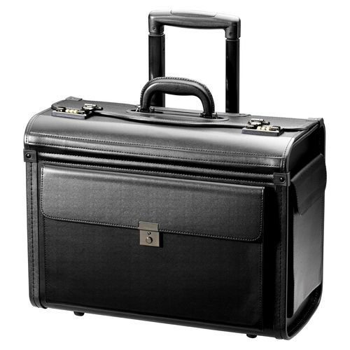 Pilotenkoffer, 48 cm, 39L, Schwarz