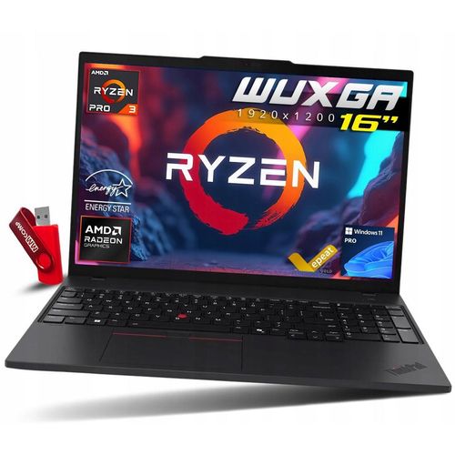 Laptop Lenovo ThinkPad L16 G1 Ryzen 3 PRO 32GB 4TB SSD WUXGA IPS PRESTI