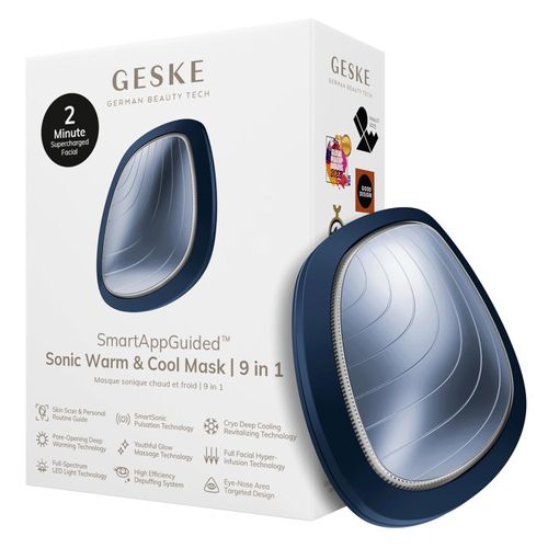 9 in 1 Beauty LED-Gesichtsmaske Voll-LED-Spektrum und Rotlichttherapie Wärme Kühlung Erhöhte Gesichtspflege-Aufnahme Gesichtsmassagegerät