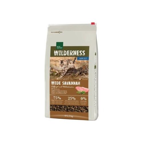 REAL NATURE WILDERNESS Adult Wide Savannah Volaille, sanglier et agneau 2,5 kg
