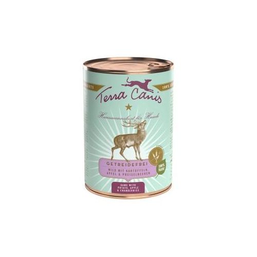 Terra Canis Getreidefrei Adult Wild mit Kartoffeln, Apfel und Preiselbeeren 6x400 g