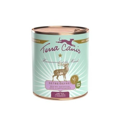 Terra Canis Getreidefrei Adult Wild mit Kartoffeln, Apfel und Preiselbeeren 6x800 g