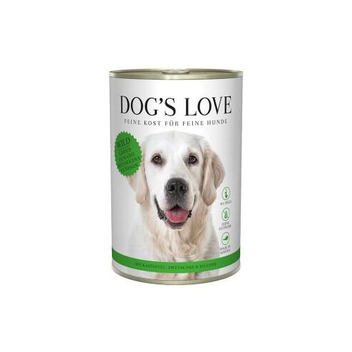 DOG'S LOVE Adult Classic Wild mit Kartoffel und Zwetschge 6x400 g