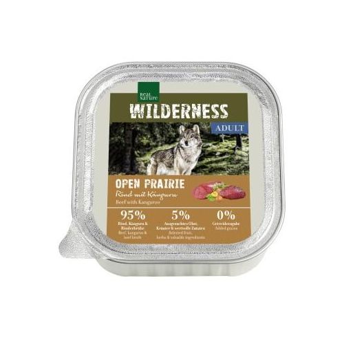REAL NATURE WILDERNESS Adult Bœuf au Kangourou 32x100 g