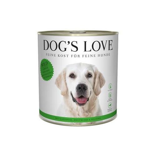 DOG'S LOVE Adult Classic Wild mit Kartoffel und Zwetschge 6x800 g