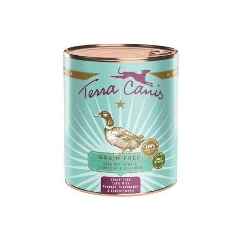Terra Canis Nassfutter Hund Getreidefrei Adult Ente 6x800 g