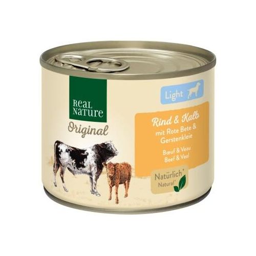 REAL NATURE Light Bœuf et veau 24x200 g