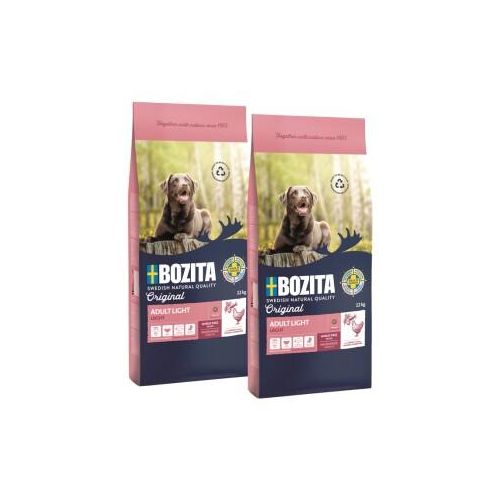 BOZITA Dog Original Adult Light 2x12 kg