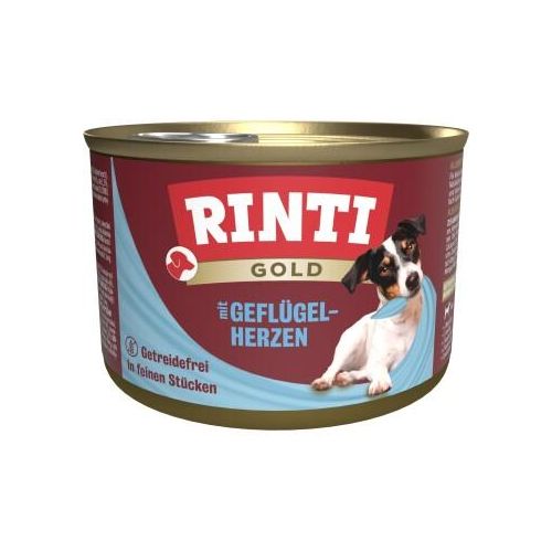 RINTI Gold Adult Geflügelherzen 24x185 g