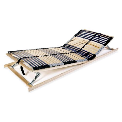 Robuster Lattenrost aus Buchen- und Birkenholz, 195x90x10 cm, 7 Komfortzonen, verstellbar - Für optimale Schlafqualität