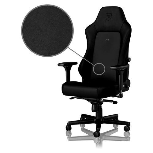 Hero Black Edition - Hochwertiger und langlebiger Gamingstuhl mit Kissen, atmungsaktivem Kunstleder und sorgfältiger Verarbeitung