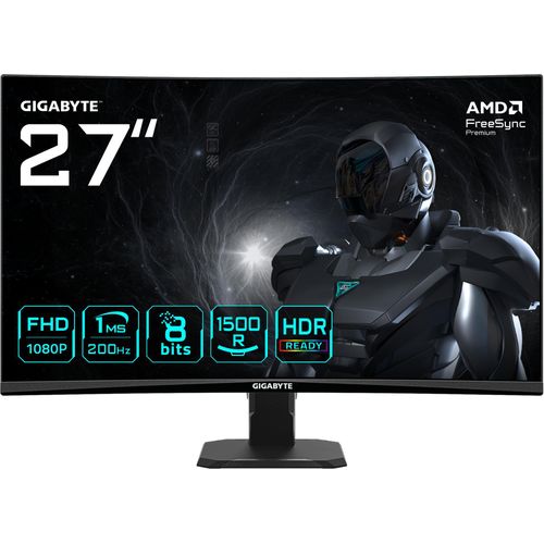 GIGABYTE GS27FCA 68,6cm 27Zoll VA Monitor 1920x1080 200Hz 250cd/m2