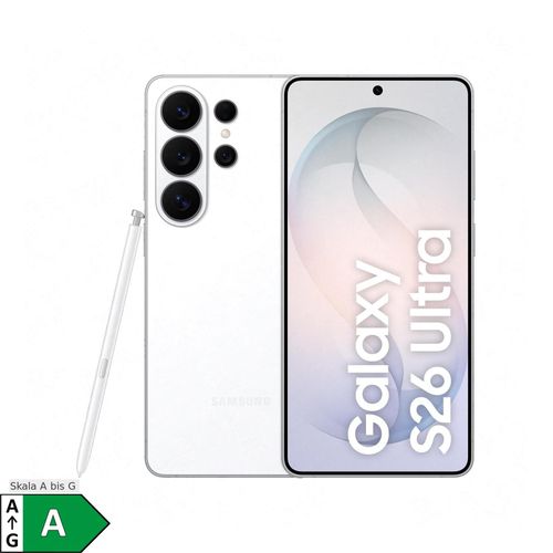 Samsung Samsung Galaxy S26 Ultra 1TB weiss Smartphone (6,9 Zoll, 200 MP, Triple-Kamera, 5.000-mAh, Octa-Core, Fingerabdrucksensor, Gesichtserkennung, Privacy Display, weiß)