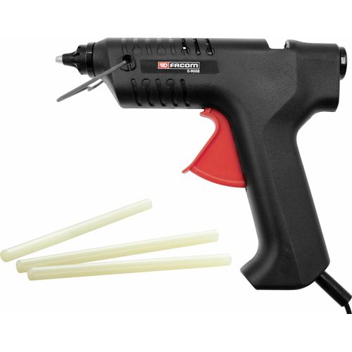Facom Leimpistole 45W, 110-240V, 206°C Schmelztemperatur, inkl. 3 Klebestäbchen