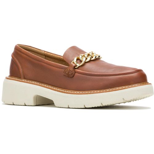 Hush Puppies Jodie Leren Dames Cognac Instappers
