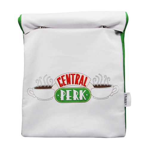 Friends - "Central Perk" Brotzeittasche (Grün/Weiß)