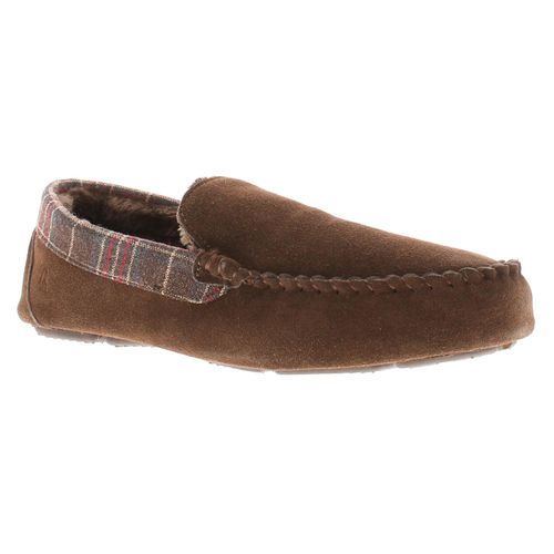 Hush Puppies Andreas Suède Heren Bruine Pantoffels