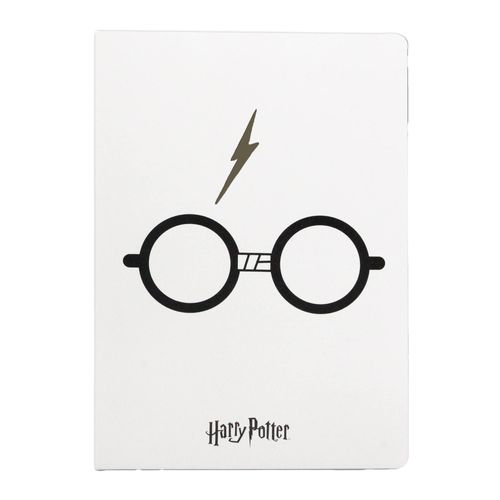 Harry Potter - Blitz-Notizbuch, A5 (Weiß)