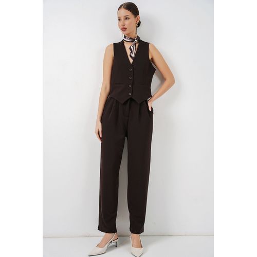 V-hals Crêpe Gilet