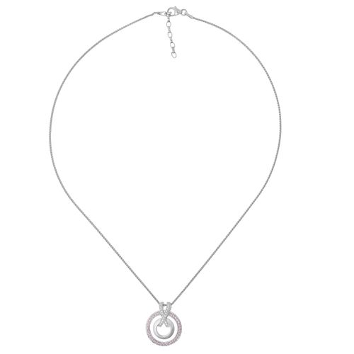 Orphelia 'Azalea' Dames 925 Sterling Zilveren Ketting met Hanger - Zilver ZH-7095