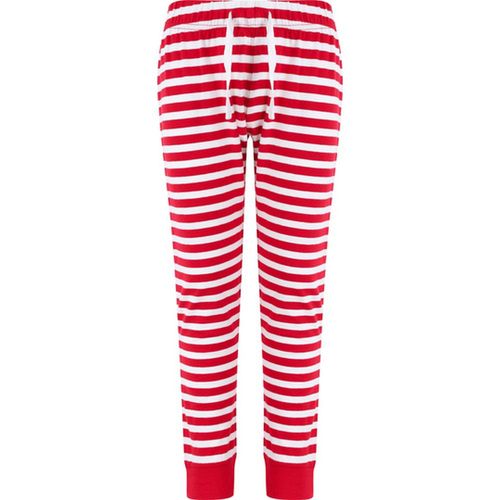 SF Women - Schlafanzughose für Damen (Rot/Weiß)