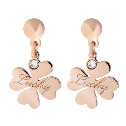Orphelia 'Cardinale' Dames 925 Sterling Zilveren Oorbellen - Roze ZO-7186/RG