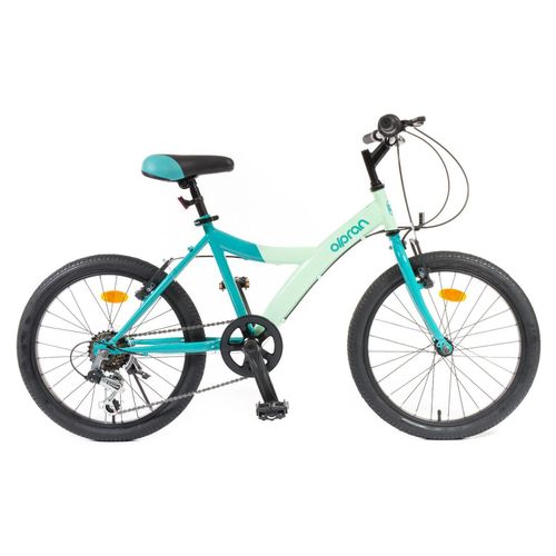 Kinderfahrrad FELIS 13 Zoll grün 5 Gänge V-Bremse Drehgriffschaltung für 6-9 Jahre