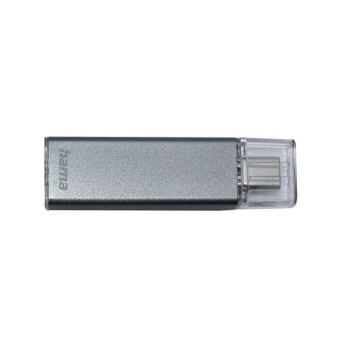 HAMA USB-Stick "Uni-C Classic, USB-C 3.1", grau (anthrazit), 32 GB, USB-Sticks