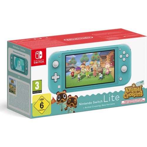 Nintendo Switch Lite Türkis Konsole + Animal Crossing: New Horizons