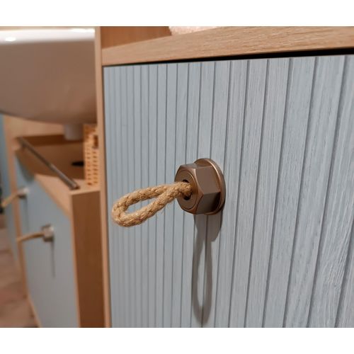 Tchibo - Waschtisch »Sonderby« - 83,2x45x89,4cm - anthrazit - Holz / Keramik / Kunststoff
