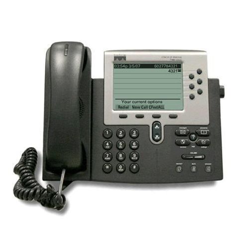 Cisco IP-Phone 7960G Telefon, Rufnummernanzeige, Freisprechfunktion, VoIP, Ethernet