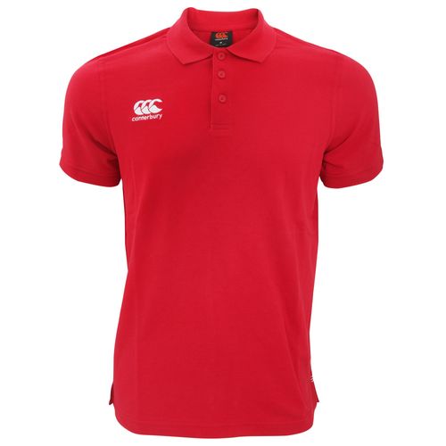 Canterbury Heren Waimak korte mouw Pique Polo Shirt (Rood)