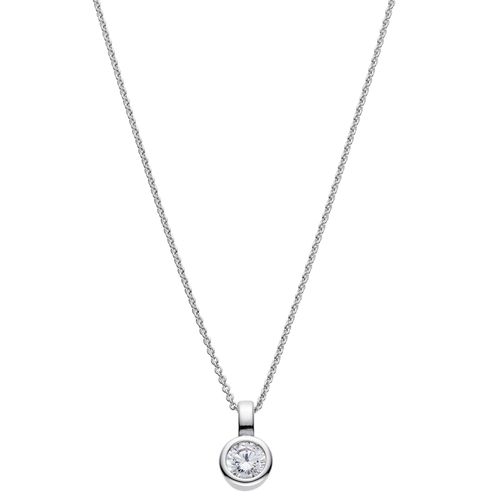 Kette mit Anhänger LADY, silber (silber 925), Halsketten, Damen, N-Groesse, Silber 925 (Sterlingsilber)