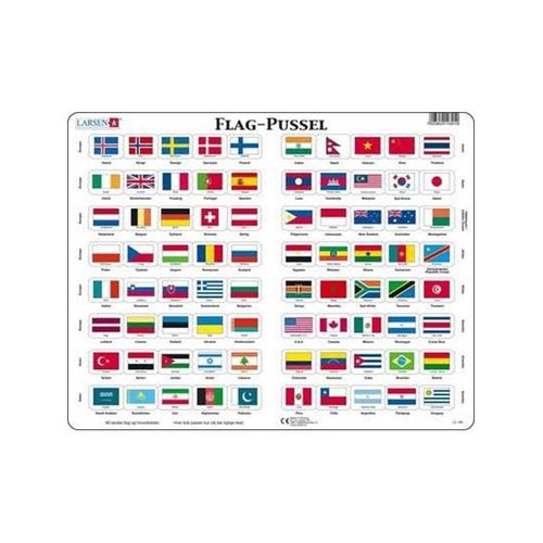 Larsen Puzzles Puzzle Flag-Puzzle - 80 pieces Maxi (36.5x28.5 cm) Boden