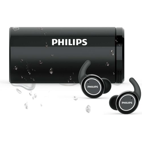 Philips TPV ST 702 BK, True Wireless Stereo (TWS), 20 - 20000 Hz, Anrufe/Musik, 64 g, Kopfhörer, Schwarz