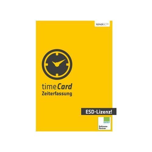 REINER SCT timeCard 10 Zeiterf. Erw. 25 MA 1 Jahr Laufzeit