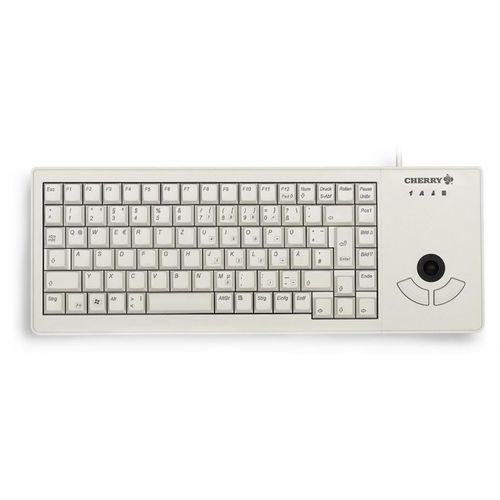 Compact Trackball Keyboard Grey