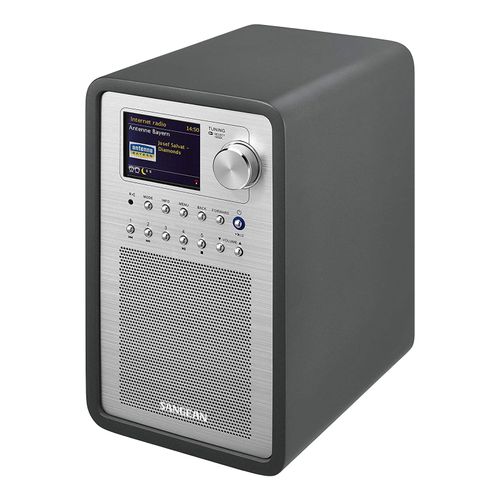 Sangean Revery R5, Internet, DAB+, Schwarz, Silber, Spotify, Gleichstrom