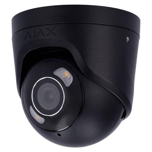 Ajax TurretCam HL IP Eyeball Kamera, 5 MP, 2.8 mm, Intelligente Videoanalyse, Schwarz (HAN 126260)