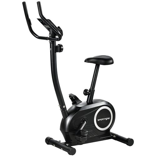 Heimtrainer Fahrrad Höhenverstellbar Hometrainer mit APP Magnetwiderstand LCD-Monitor Pulssensoren Handyhalterung