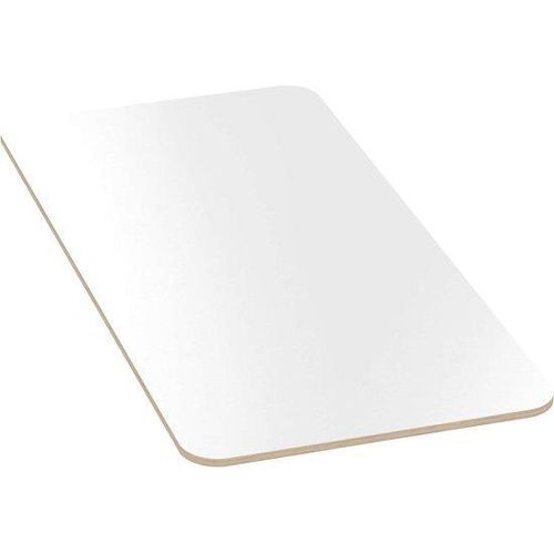 Kunststoff-Arbeitsplatte - 60x60 cm - weiß - schlagfest - für Schreinerei und Möbelherstellung