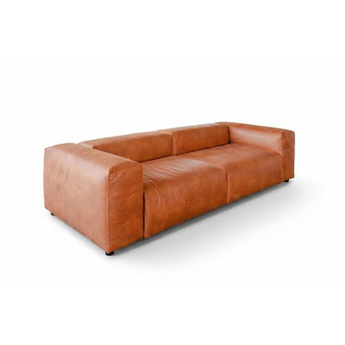 MODULSOFA MIA Braun Lederfaserstoff