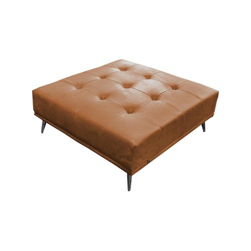 HOCKER WIOLO Braun Leder