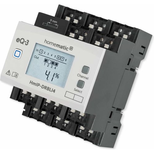 HOMEMATIC IP Smart Home 154362A0 Jalousieaktor für Hutschienenmonatege, 4-fach