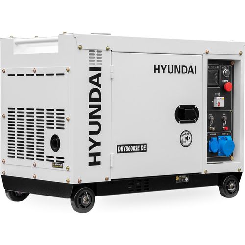 HYUNDAI Diesel Generator DHY8600SE D (6.5 kW, Elektrostart, 2 x 230V)