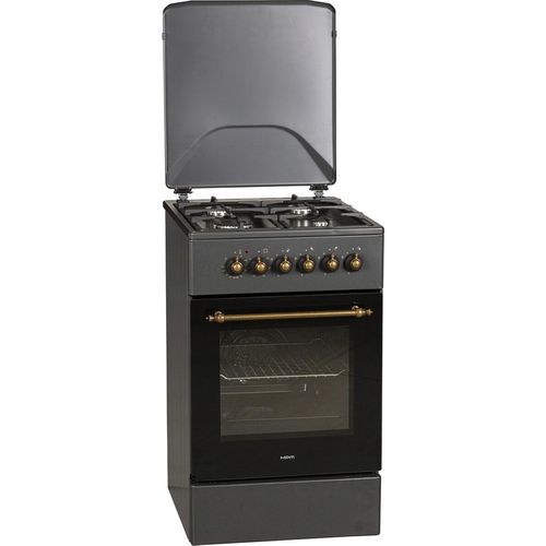 Mpm mpm-56-krm-13 Gas-/Elektroherd de schwarz