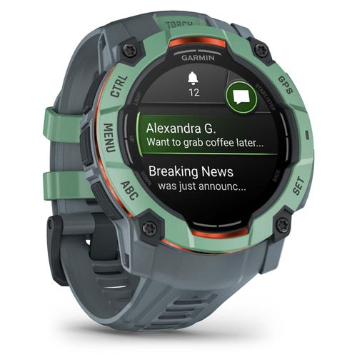Garmin Instinct 3 AMOLED, 3,3 cm (1.3"), AMOLED, Touchscreen, 4 GB, GPS, 59 g