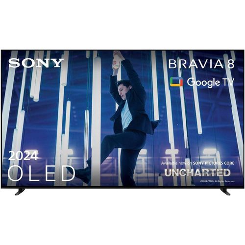 Sony BRAVIA 8 , 139,7 cm (55"), 3840 x 2160 Pixel, OLED, Smart-TV, WLAN, Silber